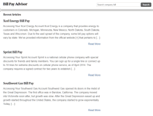 Tablet Screenshot of billpayadvisor.com
